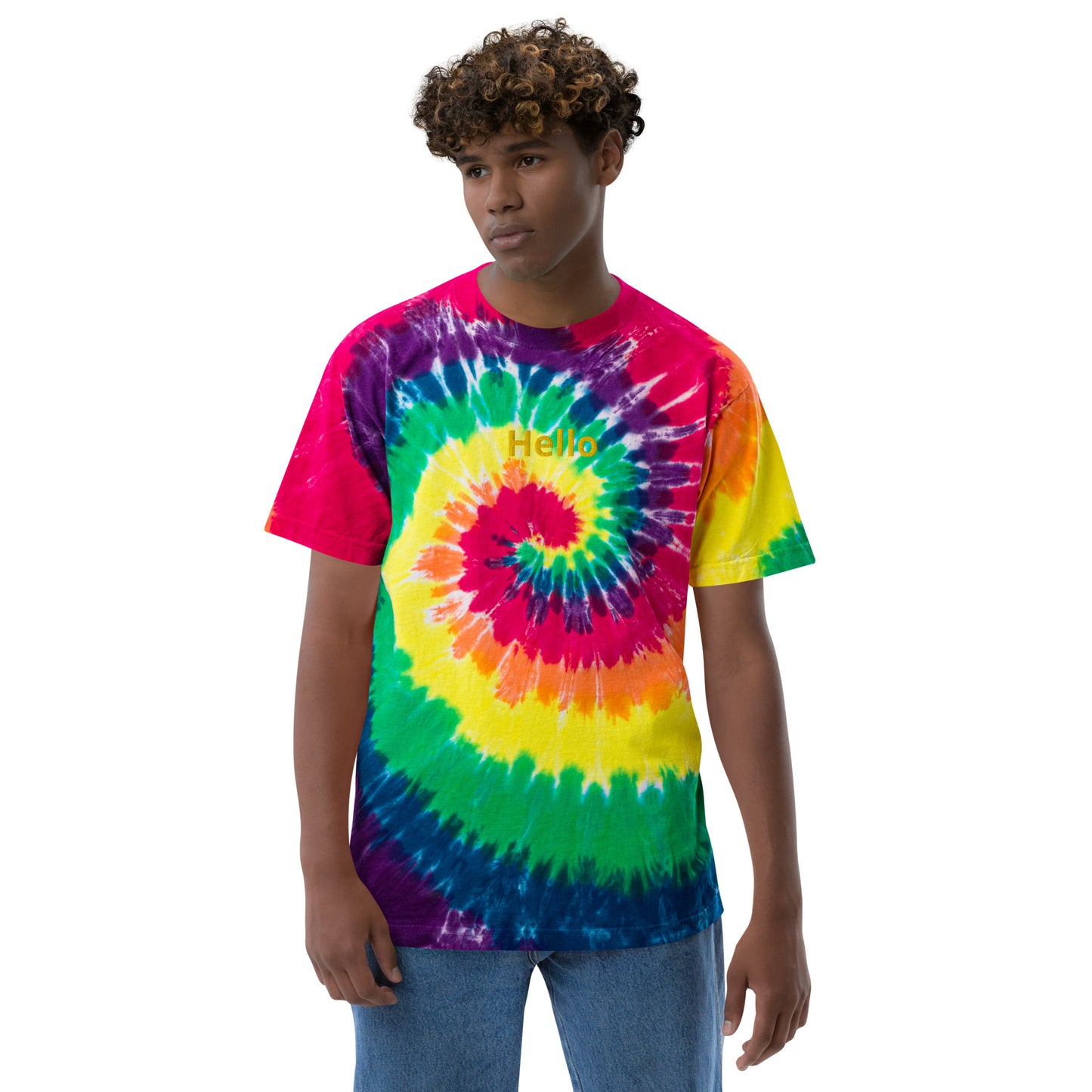 Oversized tie-dye t-shirt