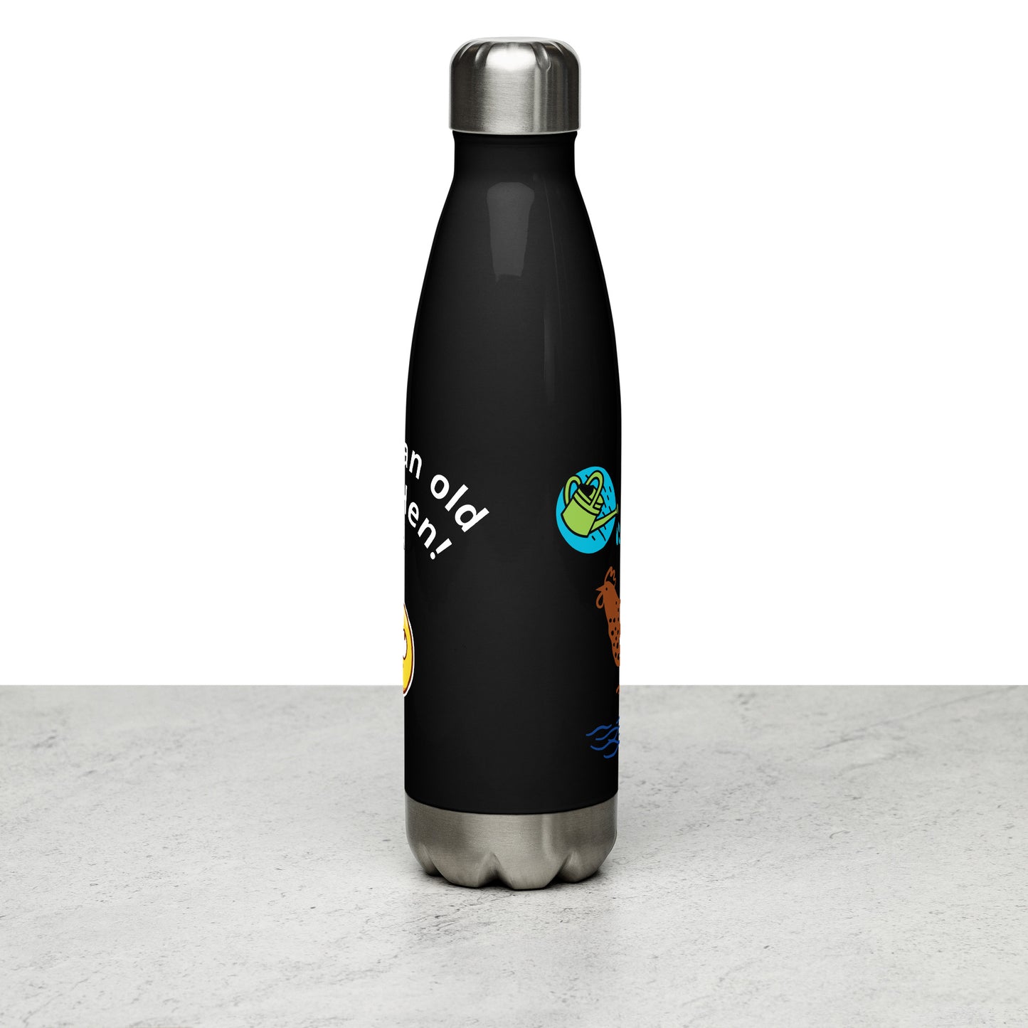 Stainless steel water bottle