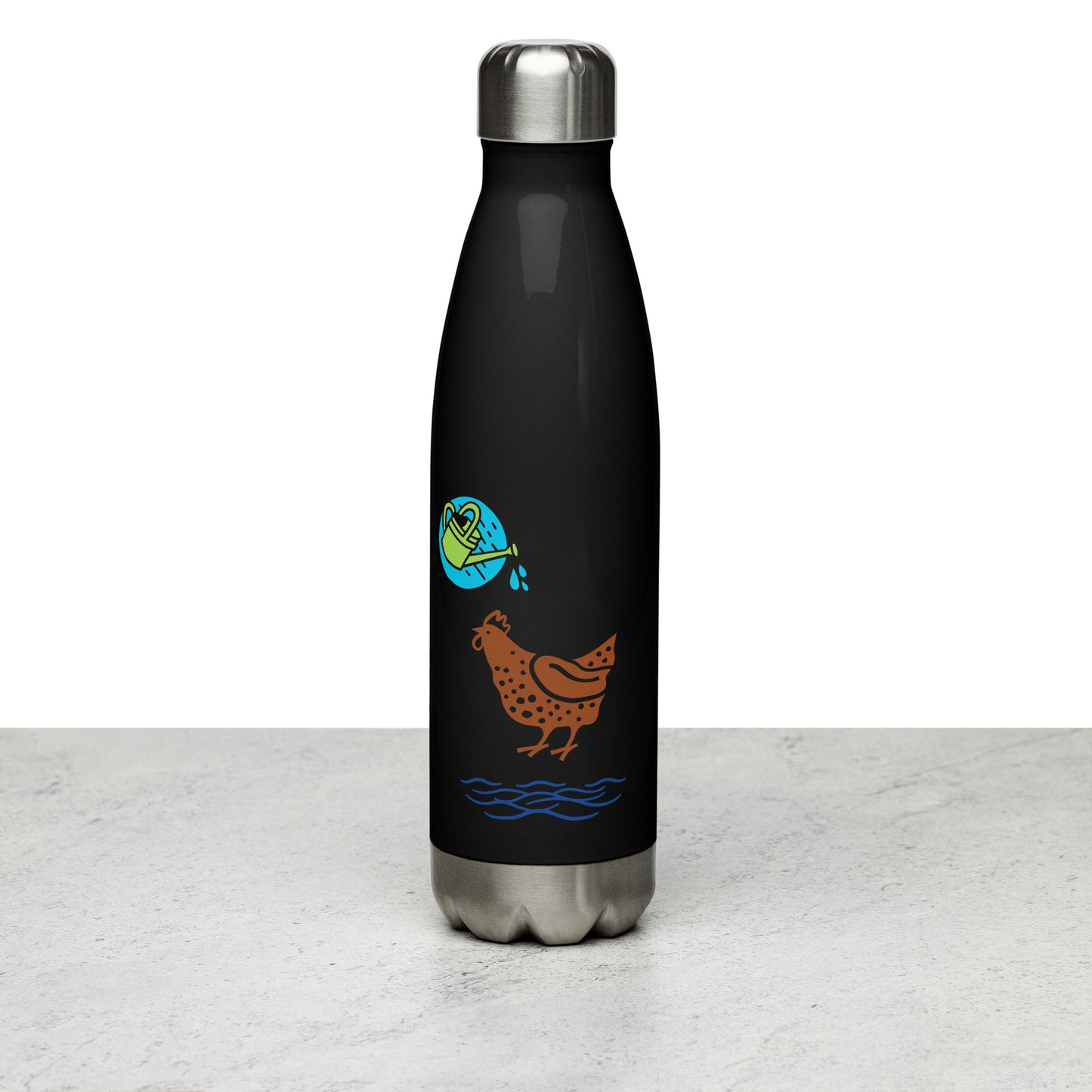 Stainless steel water bottle